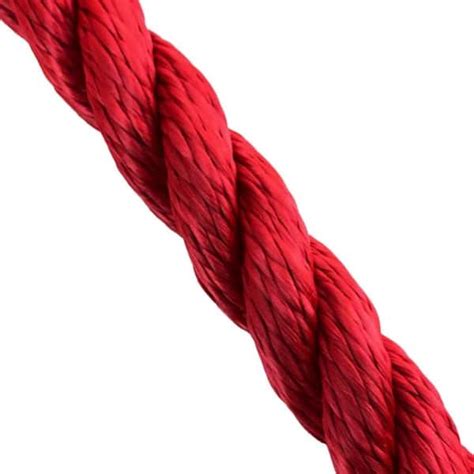 Mm Synthetic Red Decking Rope Metre Coil Ropeservices Uk