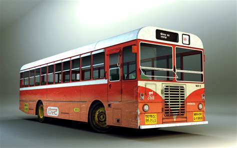 Mumbai BEST bus on Behance