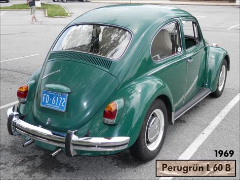 TheSamba Gallery 1969 Beetle L60B Peru Green