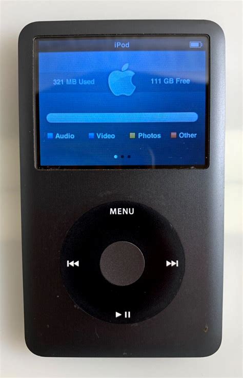 Apple IPod 6th Generation Classic 120GB Black A1238 Bundled EBay