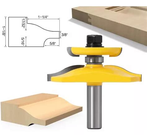 Broca De Router De Puerta Tablero Fresa De Panel Elevado Meses Sin