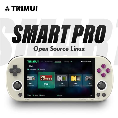 Trimui Smart Pro Handheld Game Console Ips Screen Linux System