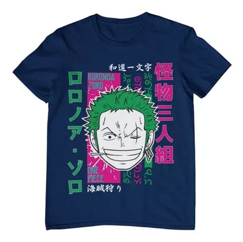 Camisa Camiseta One Piece Roronoa Zoro Anime 2 Parcelamento Sem Juros