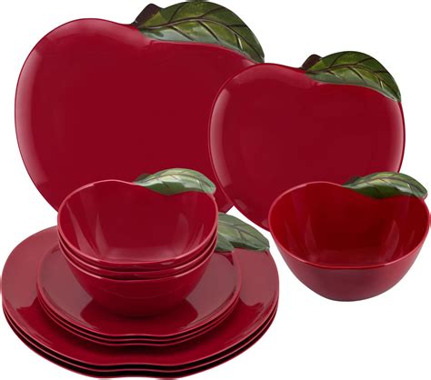 Franciscan Apple 5 Piece Place Setting Soup Cereal Bowls Dinnerware Sets