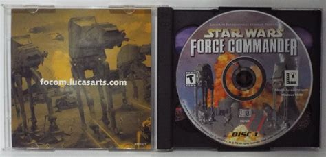 STAR WARS Force Commander 3D PC Game Win 95 98 CD ROM W Manual