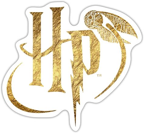 Spreadshirt Harry Potter Logo Le Vif D Or Cadeau Magique Autocollant