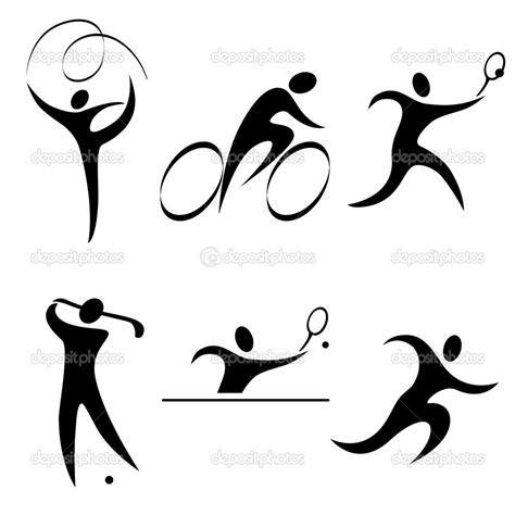 Sports Logos Icons Images Free Vector Sports Logos Olympic Sports