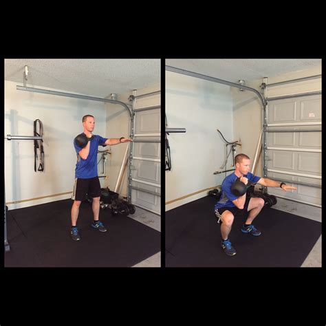 The 1 Arm Kettlebell Front Squat