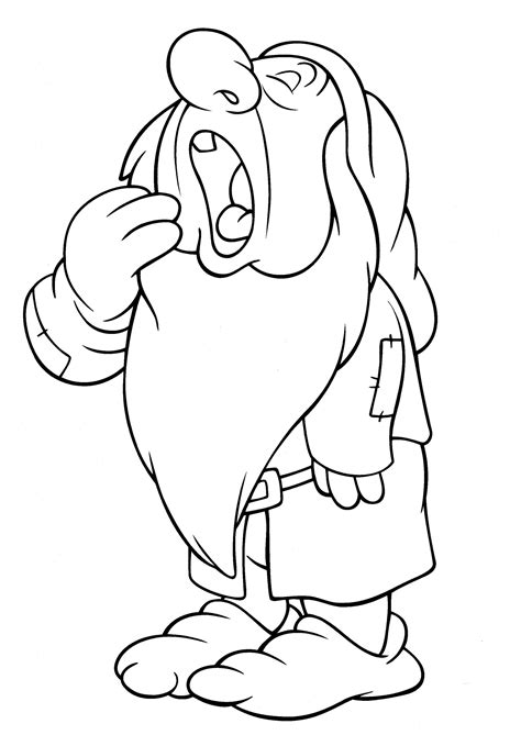 Disney Coloring Pages Sleepy The Disney Nerds Podcast