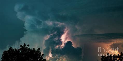 Lightning And Cumulonimbus Clouds Photograph by Stephen Burt/science Photo Library - Pixels