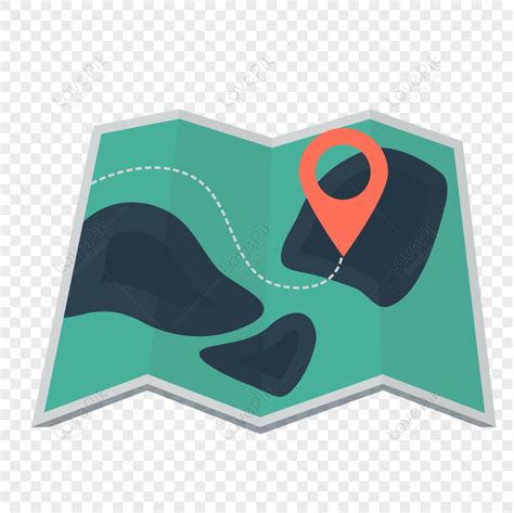 Map Icon Free Vector Illustration Material, Material, Icon, Free ...