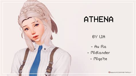 Athena Hairstyle The Glamour Dresser Final Fantasy Xiv Mods And More