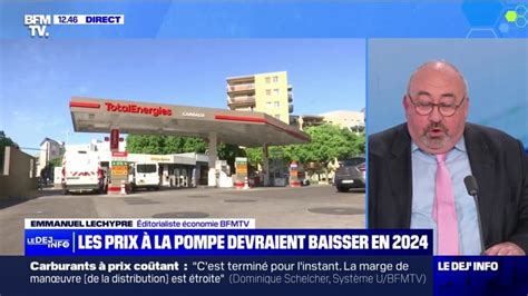 Les prix à la pompe devraient baisser en 2024