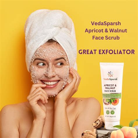 VedaSparsh Apricot Walnut Face Scrub Is A Great Exfoliat Flickr