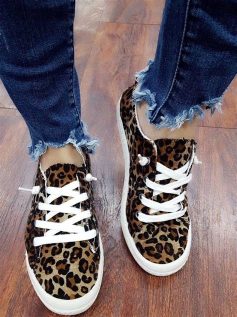 Brandnew Leopard Women Sneaker Shoes Fits True To Size Womens Shoes