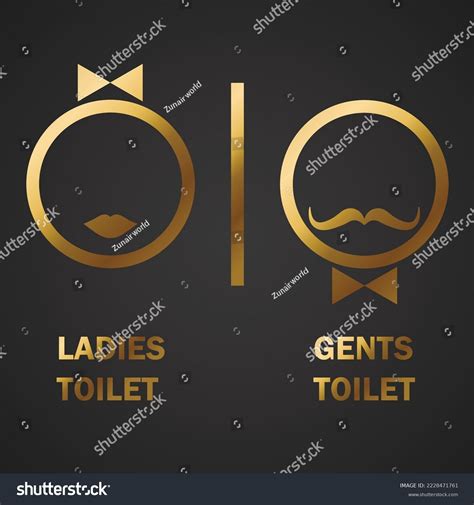 Man Woman Toilet Signs Wc Icons Stock Vector Royalty Free 2228471761