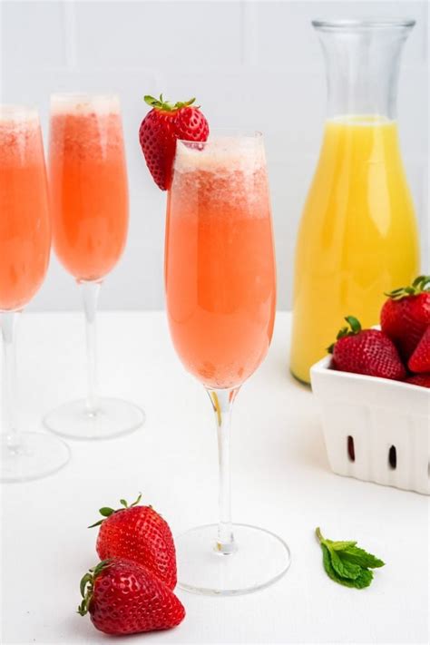 Simple Strawberry Mimosa Recipe Wholefully