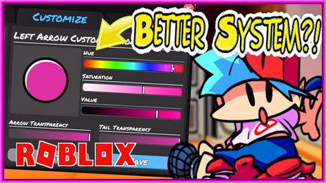 New Updated Arrow Color Menu Leak Roblox Funky Friday Youtube