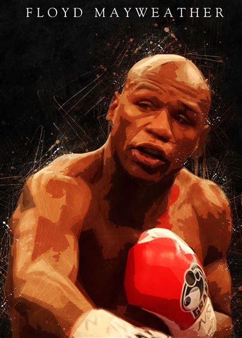 Floyd Mayweather Poster Picture Metal Print Paint By ONONMADE