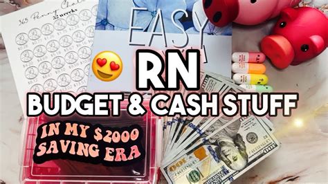 Large Rn Budget And Cash Stuff Of Sept Starting New Savings Challenges