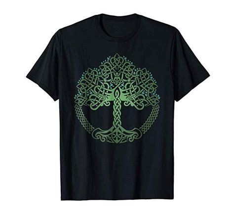 VIKING CELTIC KNOTWORK TREE OF LIFE T SHIRT Celtic Knotwork Knotwork