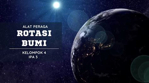 Alat Peraga Rotasi Bumi Ilmu Bumi Dan Antariksa PjBL IPBA YouTube