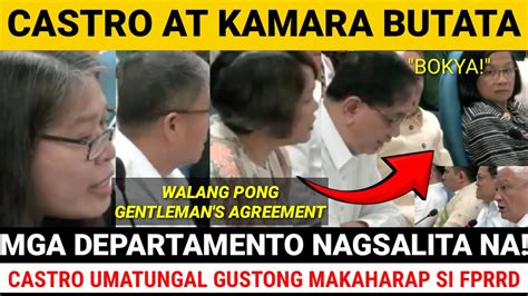 Castro Basang Sisiw Sa Narinig Nya Pinipilit Kasi May Gentleman S