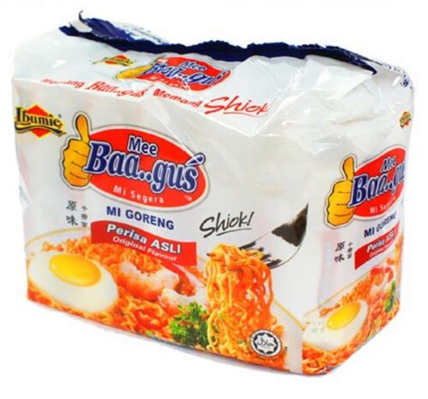 Ibumie Mee Baa Gus Original Flavored Mi Goreng 12 Oz Food 4 Less