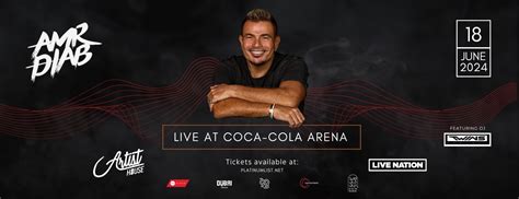 Amr Diab Live At Coca Cola Arena Dubai Coming Soon In UAE