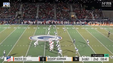 In The Nation Mater Dei Vs In The Nation Bishop Gorman Youtube