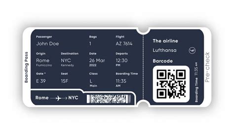 Boarding Pass Figma