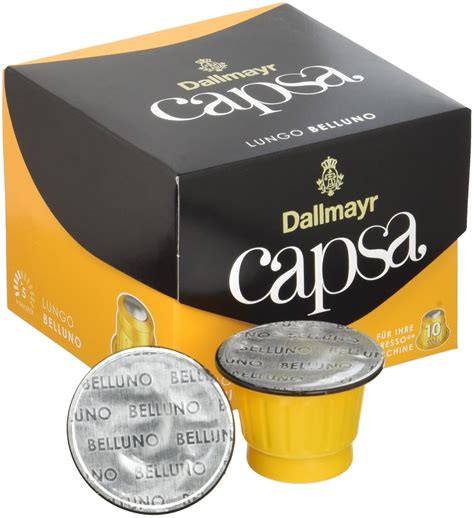 Dallmayr Capsa Lungo Belluno 10 Kapseln 56g Amazon De Lebensmittel