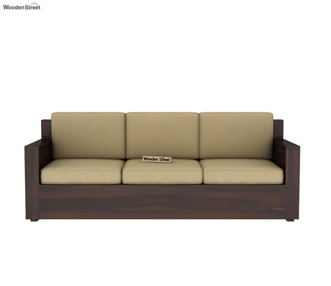 Buy Marriott Seater Wooden Sofa Walnut Irish Cream At Off