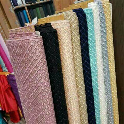 Jual Tile Kotak Tulle Kotak Kain Tile Kotak Bahan Kebaya Dress Kain