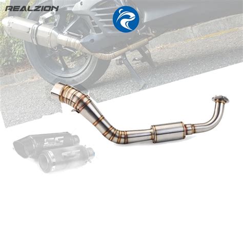 Mm Big Elbow Mufflers Pipes System Nmax V V Exhaust For