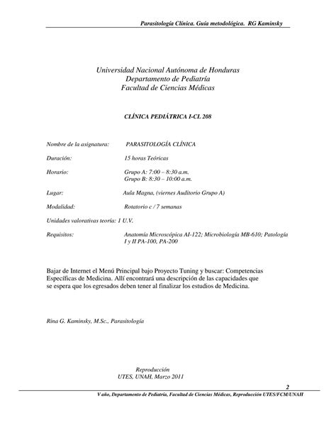 Solution V Parasitologia Clinica Studypool