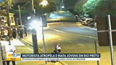 V Deo Motorista Atropela E Mata Jovens Em Rio Preto Bom Dia Sp G