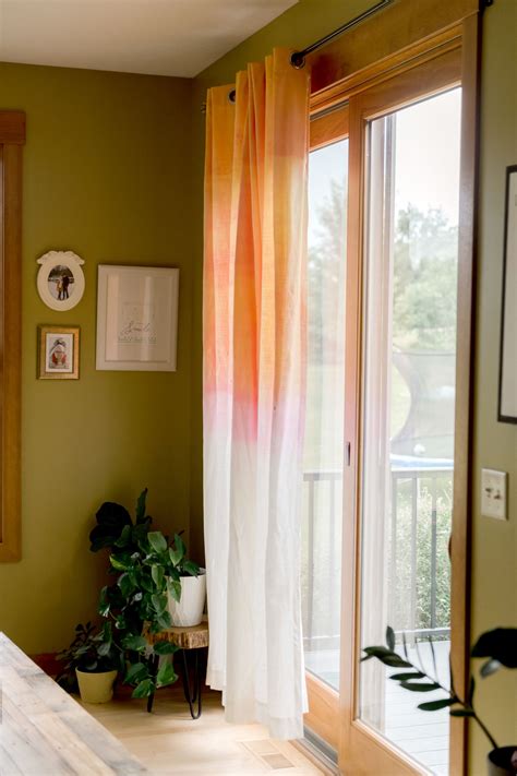 Ombre Tie Dye Curtain Diy Artofit