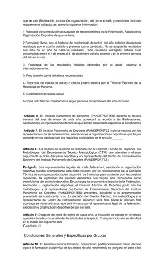 resolución de los estímulos deportivos pdf Descarga Gratuita