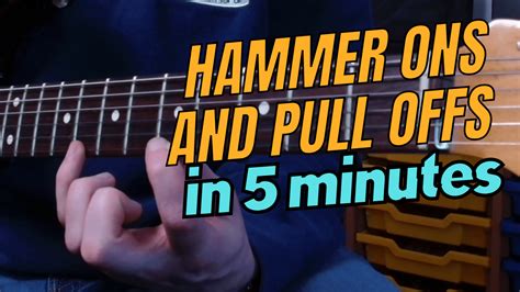 Perfect Hammer Ons And Pull Offs Simply Guitar