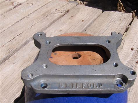 60s Clifford 235 261 Chev Intake Carb Adaptor The Hamb