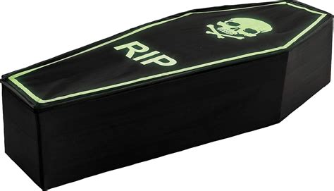 Amazon Halloween Haunters Realistic 43 Pop Up Black Coffin Prop