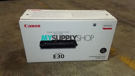 Canon E30 Toner Ctg Black 4k New Red Side Box