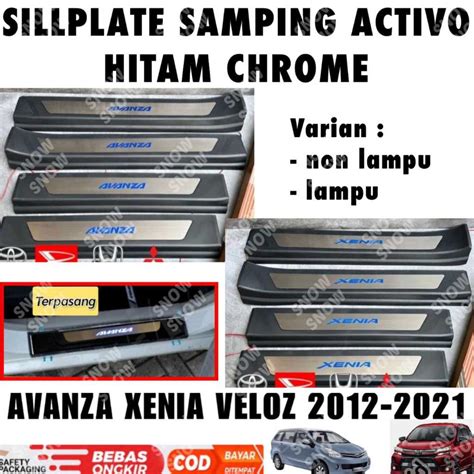 Jual Sillplate Samping Avanza Xenia Veloz 2012 2015 2018 2021 Activo