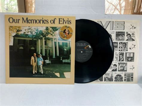 Elvis Presley Our Memories Of Elvis Original 1979 Rca Victor Ex Nm Ebay