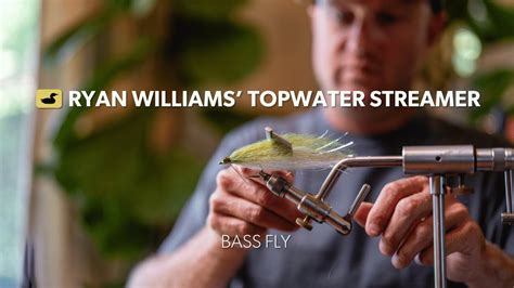 Fly Tying Tutorial Ryan Williams Topwater Streamer YouTube