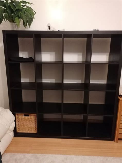 Trennwand Regal KALLAX Schwarz Braun 147X147 Kaufen Auf Ricardo