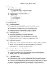 Hist Exam Review Sheet Hist Exam Review Sheet Exam