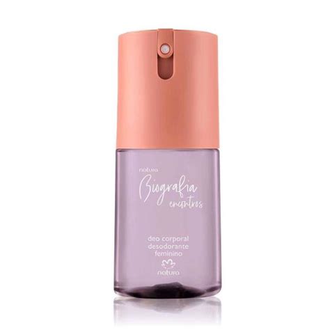 Natura Deo Corporal Biografia Encontros Feminino Ml Perfume