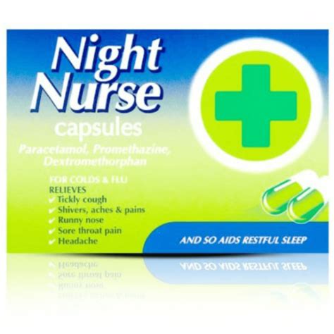 Night Nurse Capsules x 10 - Medicines from Evans Pharmacy UK